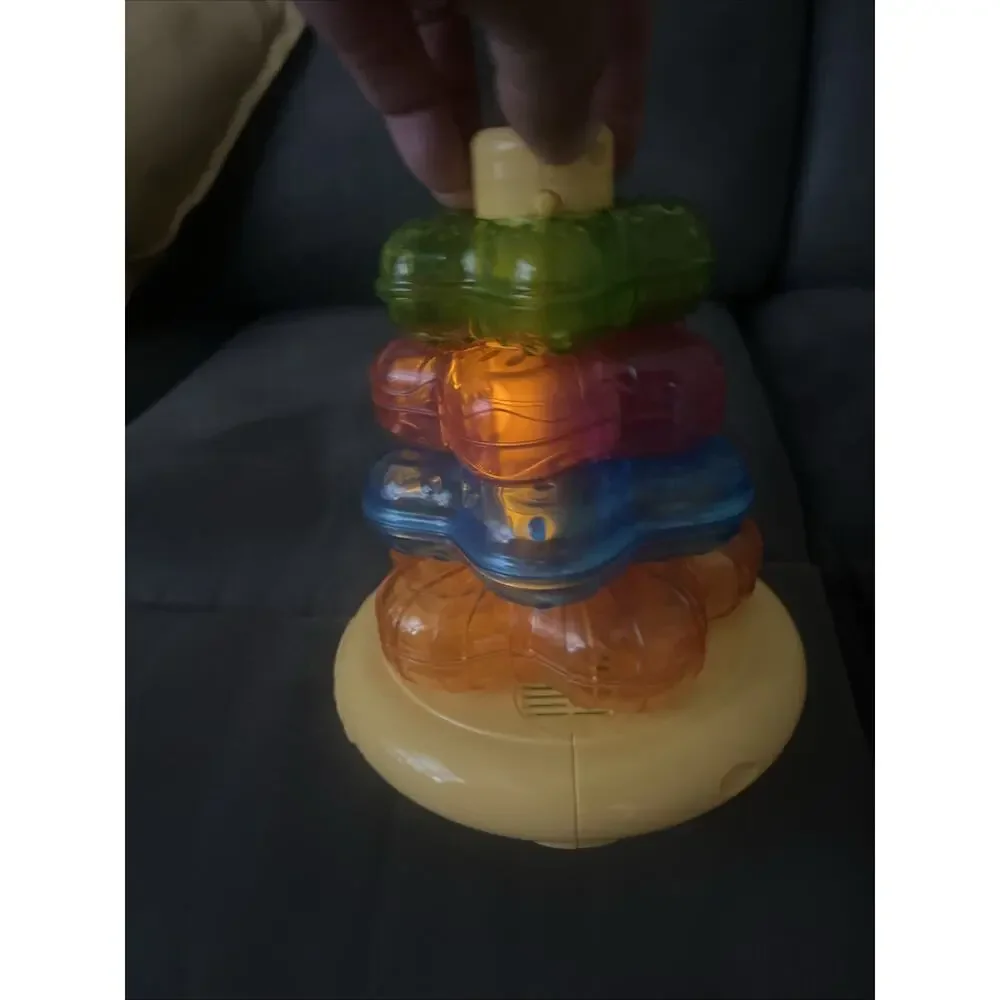 Fisher Price Superstar Classical Rock A Stack Star Stacking Rings Musical Lights